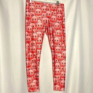 NWOT Spandex piggy yoga pants (XL) but run M-L